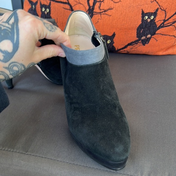 Auth. Prada Heeled Suede Booties! - Picture 4 of 13